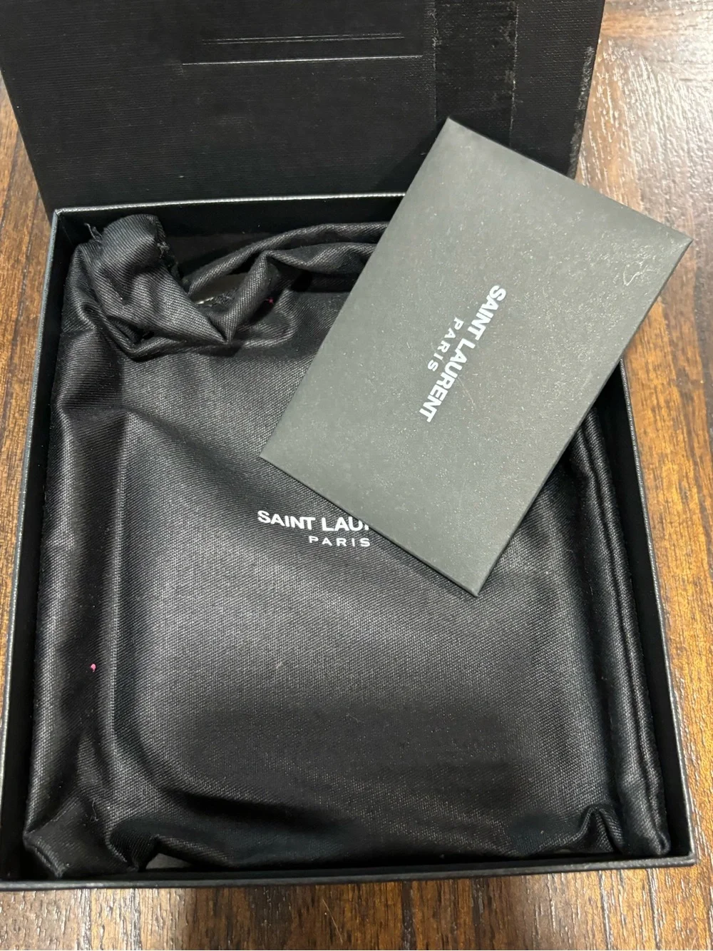 Saint Laurent Pink Leather Sunglass or Glasses Holder